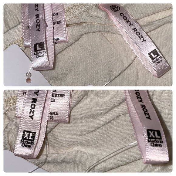 New Cozy Rozy Satin Trim Tank & Shorts Pajamas Set - Picture 7 of 16